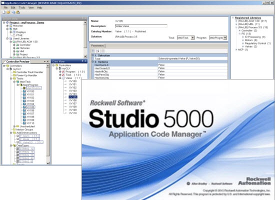 Studio 5000 Anwendung Code Manager
