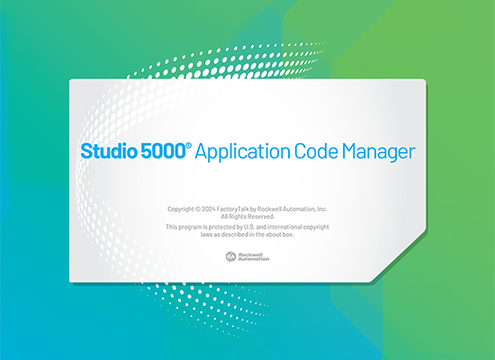 Studio 5000 Anwendung Code Manager